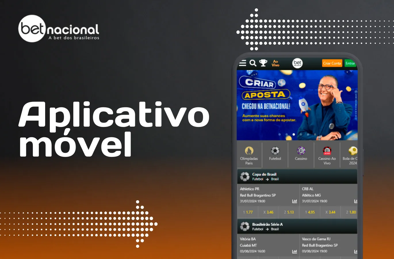 Como descarregar a aplicação móvel da Betnacional