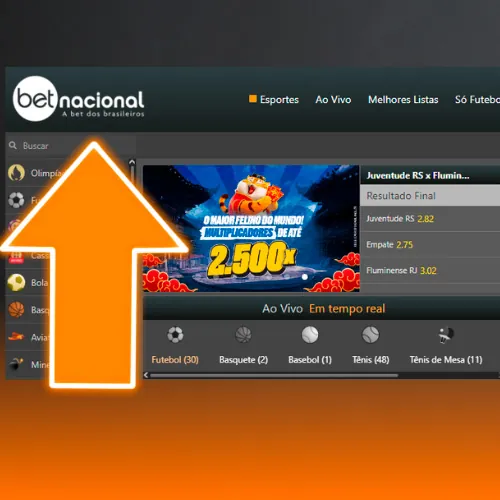 Site oficial da Betnacional.