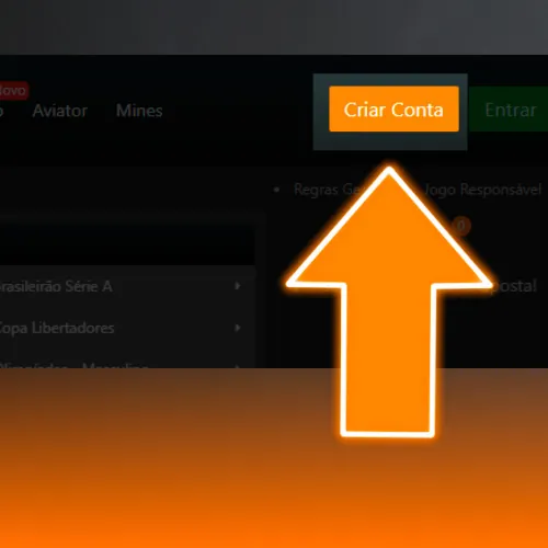 Clique no botão "Cadastre-se" no Betnacional