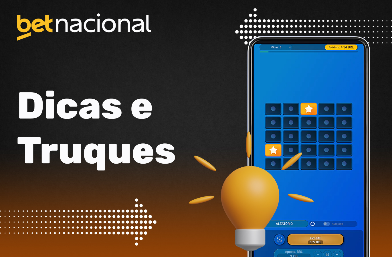 Aumentar os seus ganhos no jogo Mines no site do casino online Betnacional
