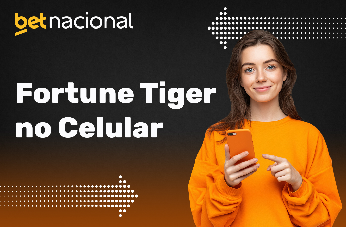 Fortune Tiger no Betnacional a partir de um dispositivo móvel