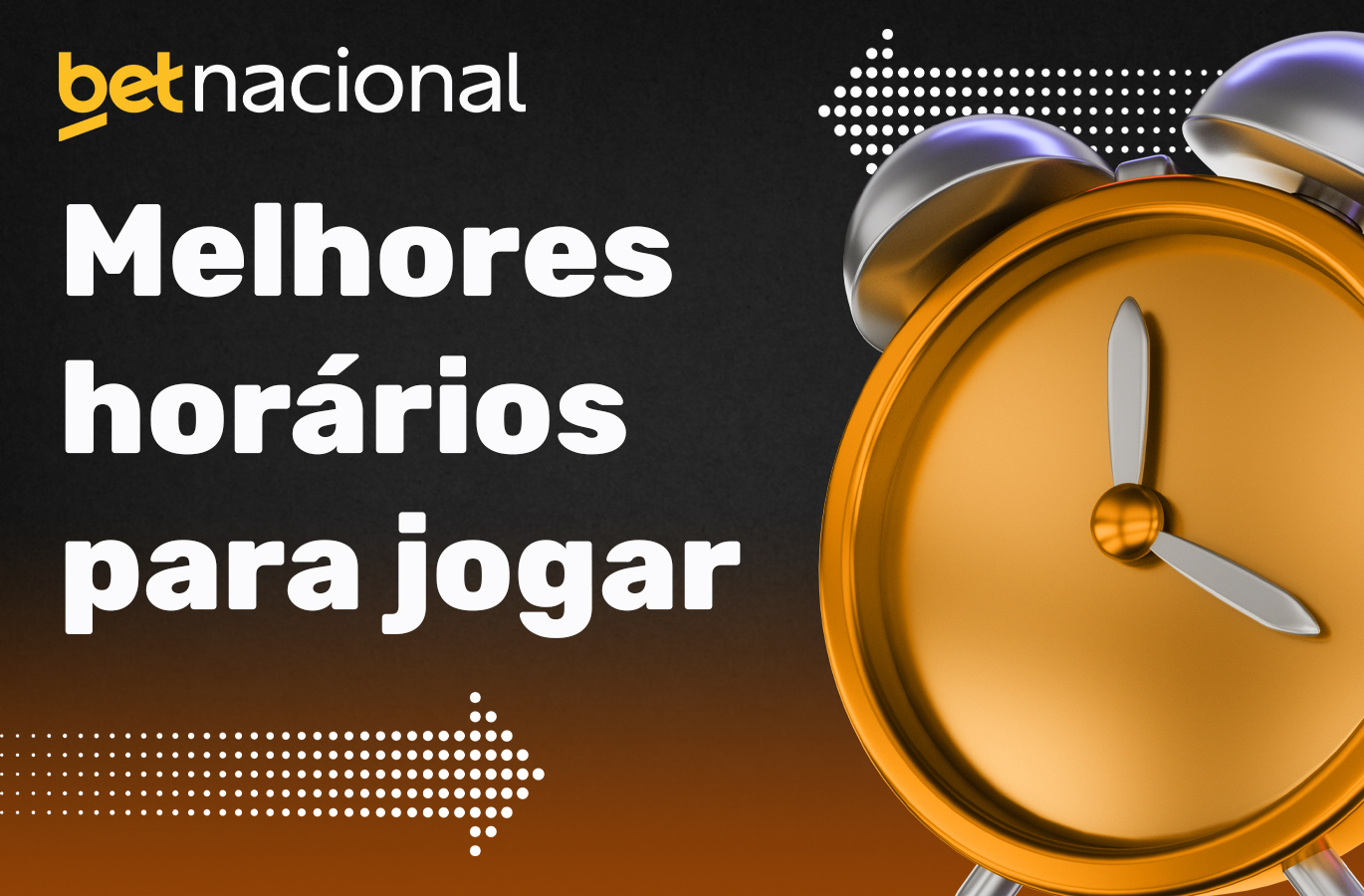 Melhor horário para jogar jogos de casino online no casino online Betnacional Brasil