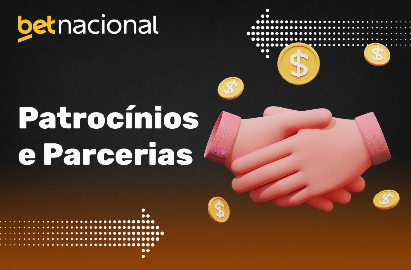 Patrocínio e parceria da plataforma online Betnacional Brasil